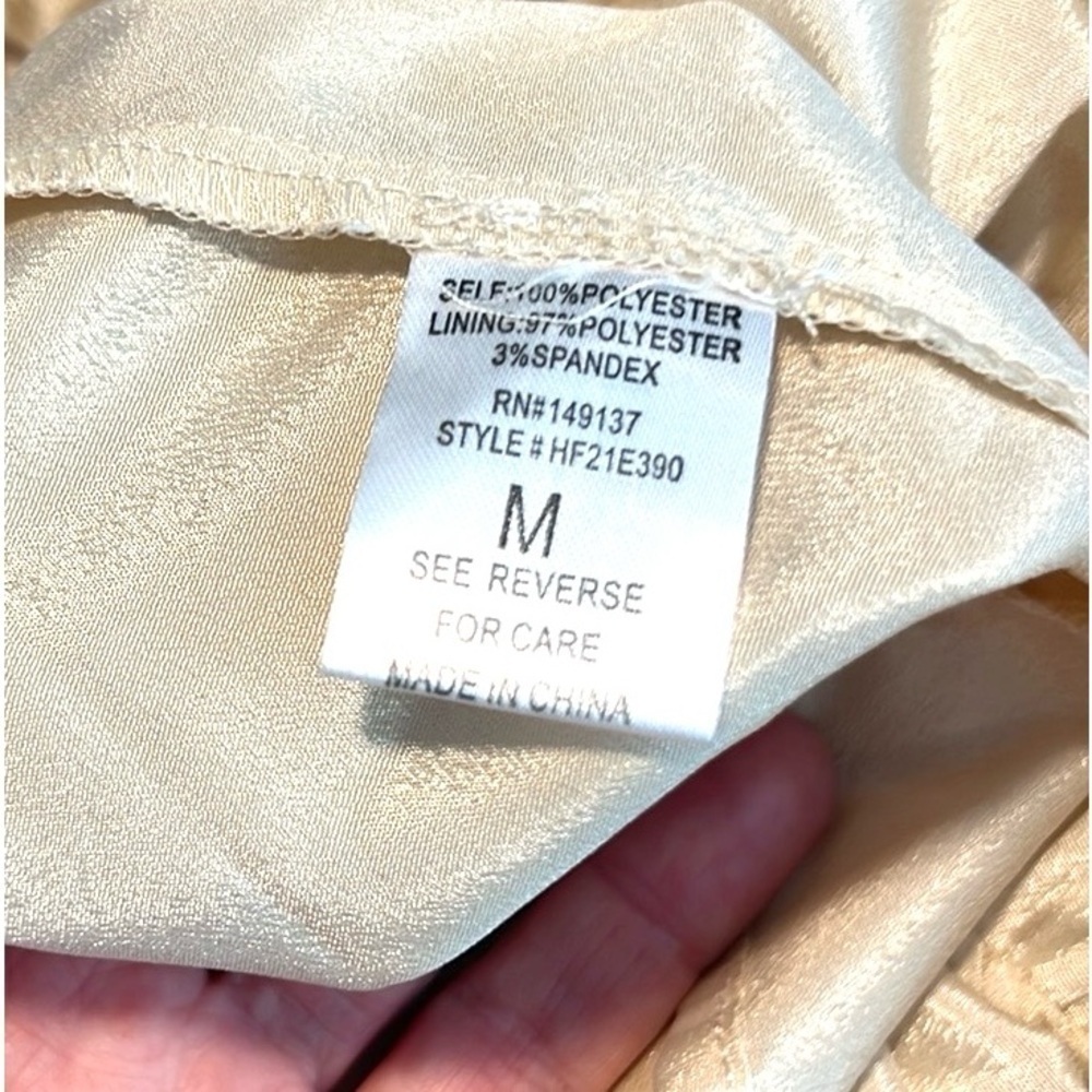 NWT,Hyfve,Lucious Cream,Tie-Front Romper,Sexy,Fun,Flirty,Vacation Perfect,Size M - Picture 6 of 11